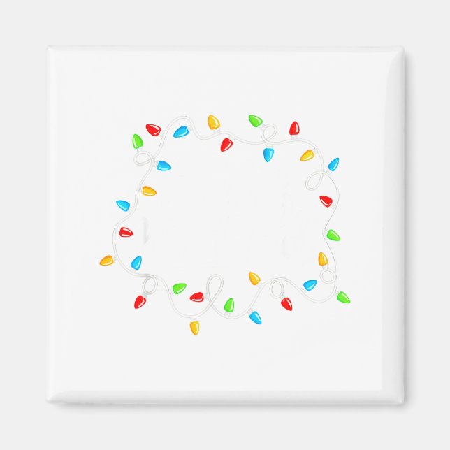 Feliz Navidad Spanish Mexican Christmas Xmas Light Magnet (Front)