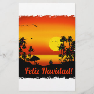 feliz Navidad Stationery