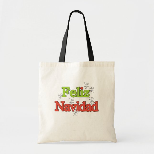 Feliz Navidad Tote Bag (Front)