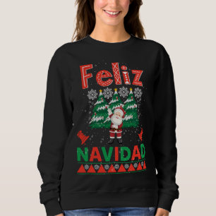 Feliz Navidad Ugly Christmas Sweater Family Matchi