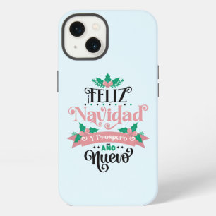 Feliz navidad y prospero ano nuevo christmas iPhone 13 case