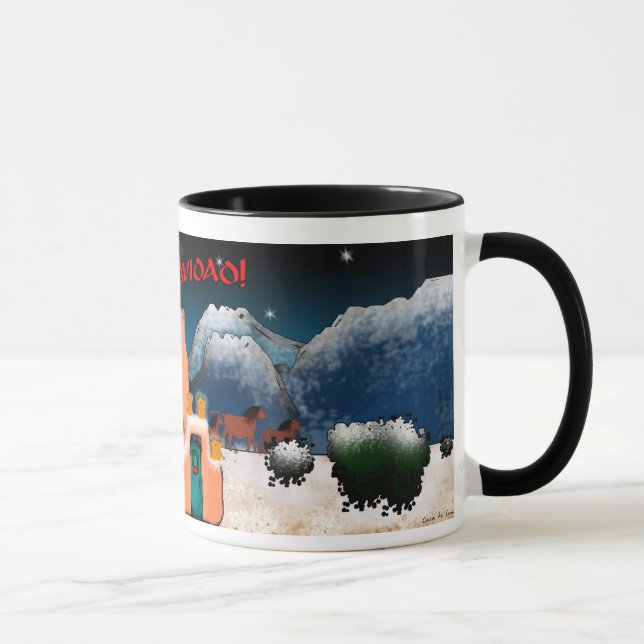 Feliz Navidad, Y'all! Mug (Right)