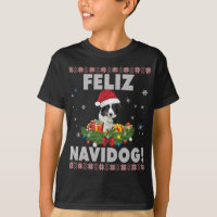 Feliz Navidog Border Collie Dog Ugly Sweater Chris