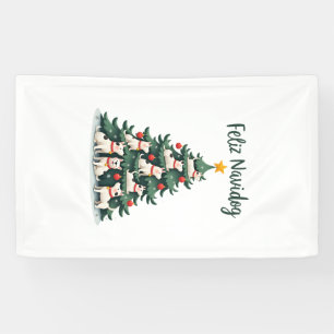 Feliz Navidog Christmas Dog T-Shirt, Funny Cute Xm Banner