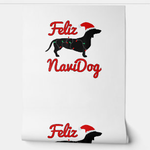 Feliz Navidog Dachshund Christmas Wallpaper