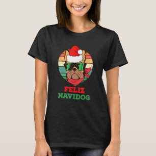 Feliz Navidog Navidad French Bulldog Christmas T-Shirt