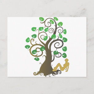 Fell from the Family Tree Postcard