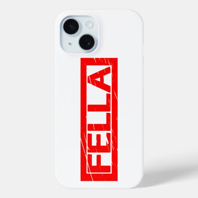Fella Stamp Case-Mate iPhone Case (Back)
