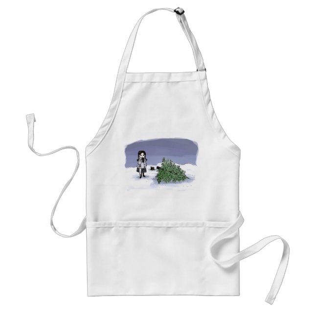 Felling the Holiday Tree Standard Apron (Front)