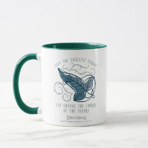 Fellowship Elven Brooch Quote Graphic Mug
