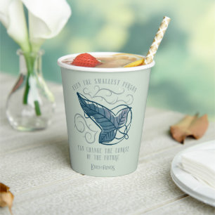 Fellowship Elven Brooch Quote Graphic Paper Cups