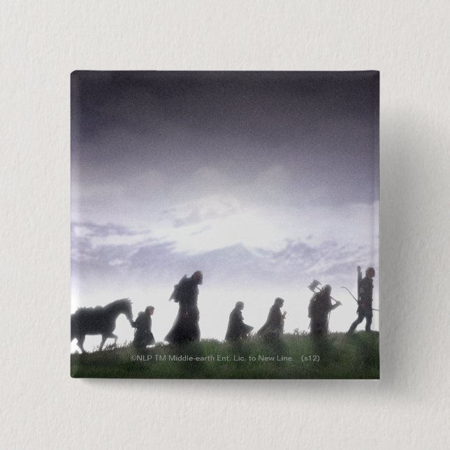 FELLOWSHIP OF THE RING™ 15 CM SQUARE BADGE (Front)