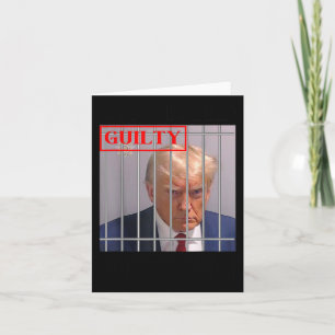 Felon Donald Trump Guilty Lock Him Up Trump Prison Card