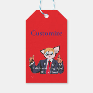 Felon President Thunder_Cove Gift Tags