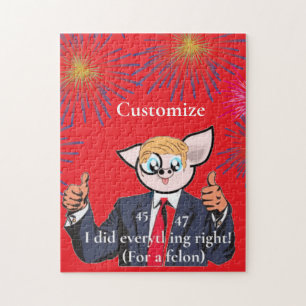 Felon President Thunder_Cove Jigsaw Puzzle