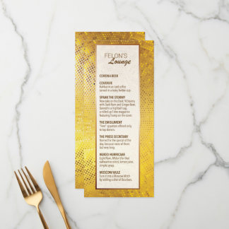 "Felon’s Lounge" Menu
