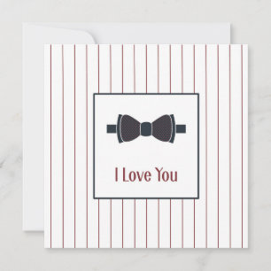 Felt greeting card for a man 