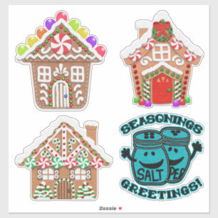 Felt Look Gingerbread Houses   Felt Applique Style