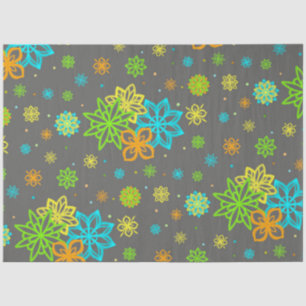 Felt Tip Flowers - Emmy Pattern Tissue Paper
