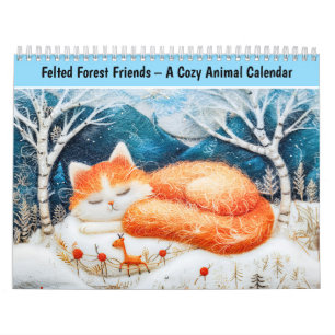 Felted Forest Cats – A Cosy Animal Calendar