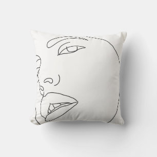 Fem Face Up Close Cushion