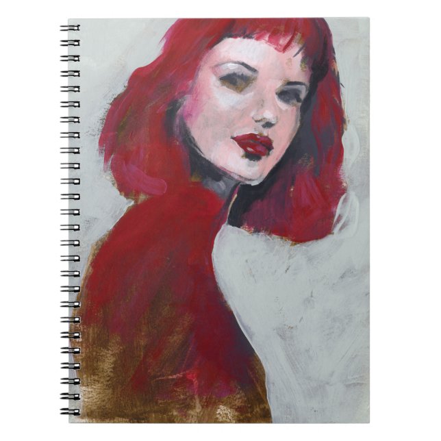 Fem Portrait - Red Notebook (Front)