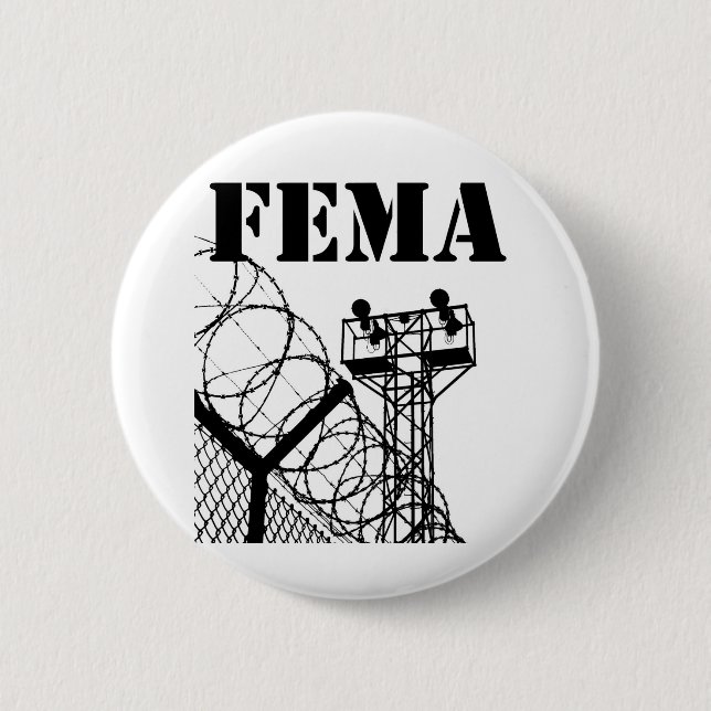 FEMA  Camps 6 Cm Round Badge (Front)
