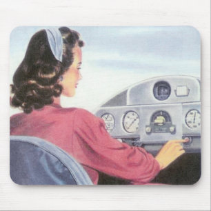 Femal Pilot Mousepad