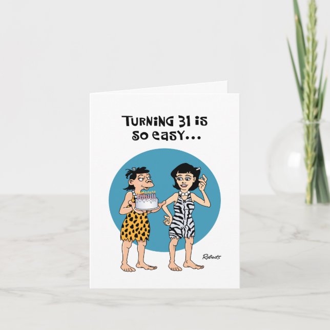 Female 31st Birthday Card (Front)