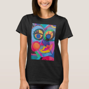 Female Abstract Face T-Shirt