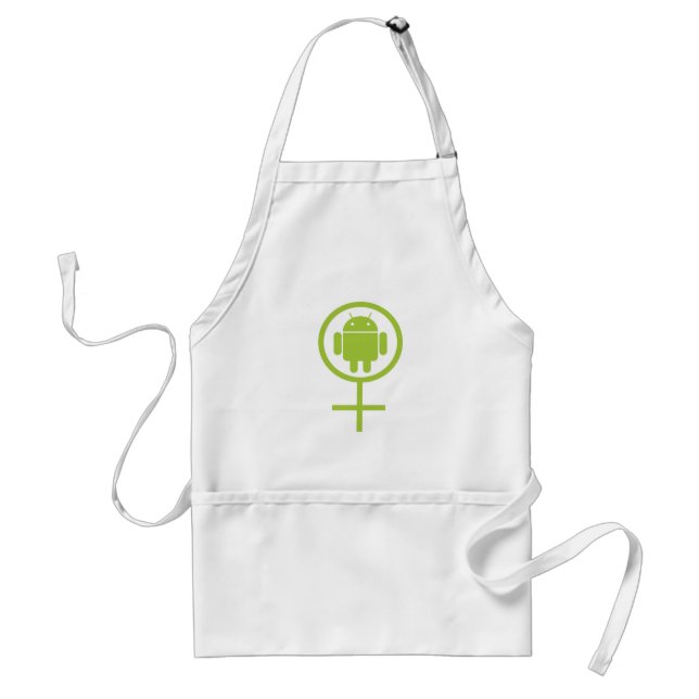 Female Android (Sign / Symbol) Standard Apron (Front)
