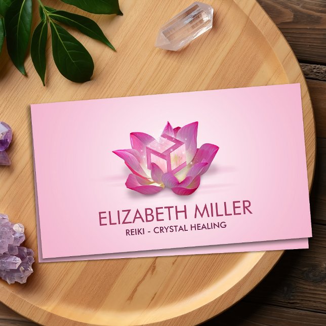 Female Antahkarana in Lotus Flower Business Card (Creator Uploaded)