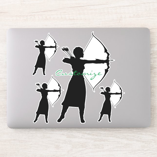 Female Archer Silhouette Thunder_Cove (Computer)