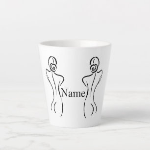 Female Art Illustration Thunder_Cove  Latte Mug