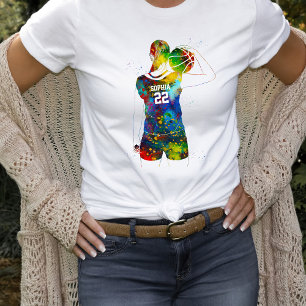 Female Basketball Player T-Shirt