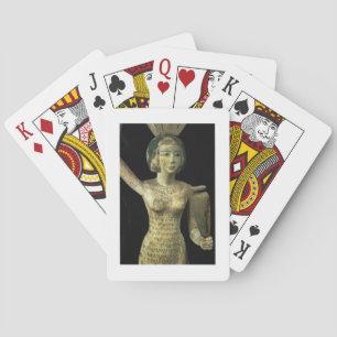 Female bearer of offerings carrying a water vase i playing cards