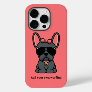 Female Blue French Bulldog Case-Mate iPhone Case