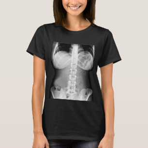 Female Body Xray Skeleton Photo human ANATOMY T-Shirt