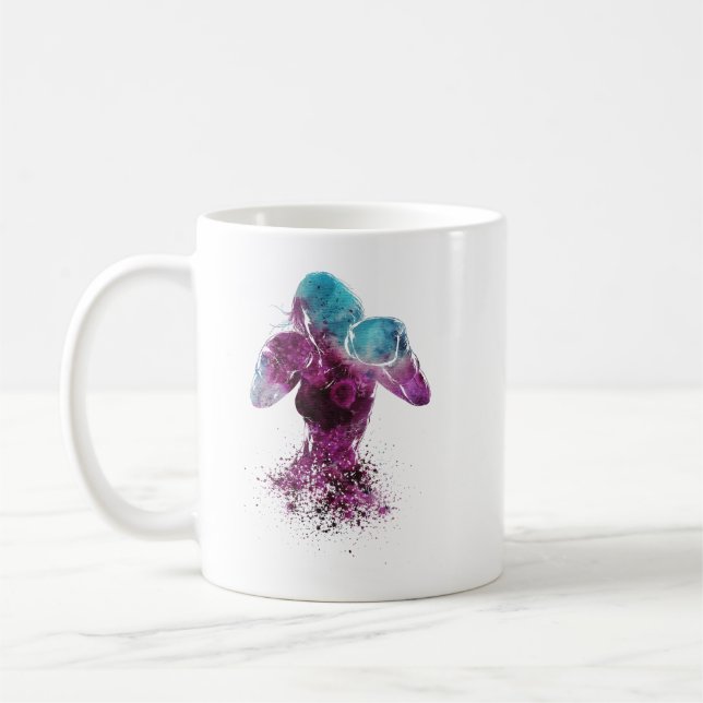 Female Boxer Coffee Mug (Left)
