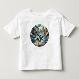 Female Breakdancer NYC – Urban B-Girl Art Toddler T-Shirt