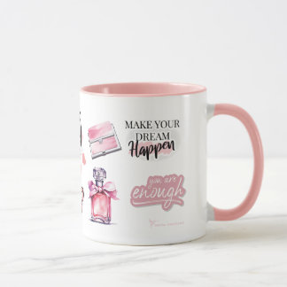 Female business woman motivational mug
