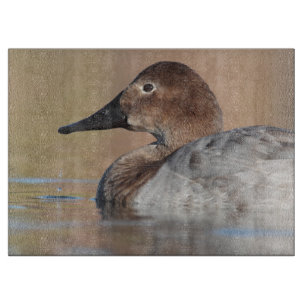 Female Canvasback duck Profile Cutting Board