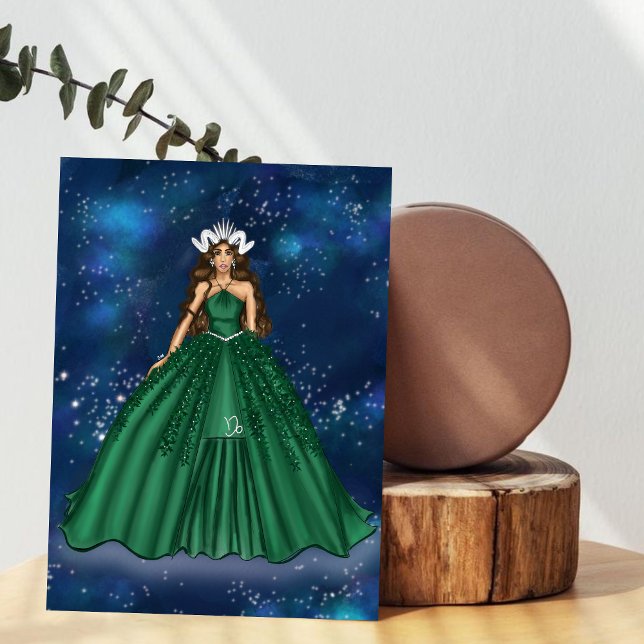 Female Capricorn Goddess | Celestial Art Poster (Creator Uploaded)