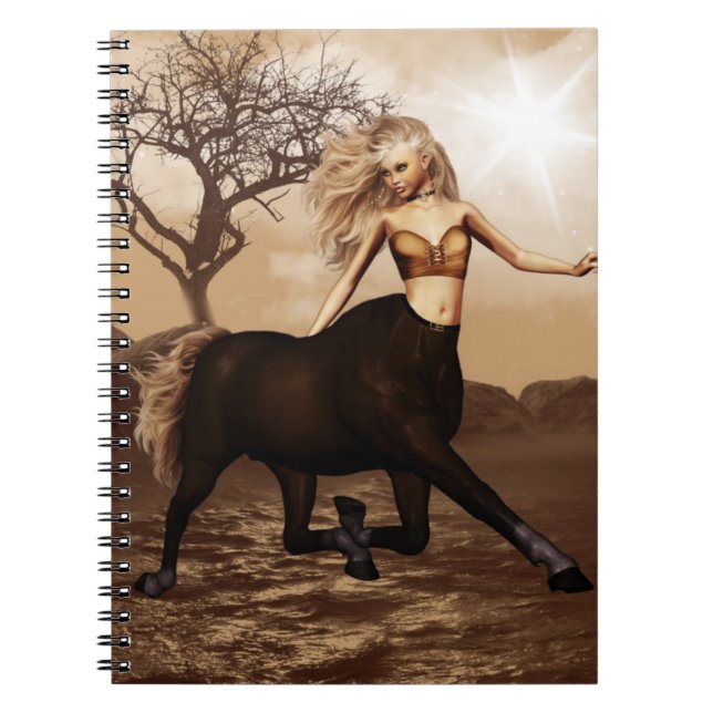 Female Centaur  Notebook (Front)