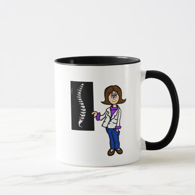 Female Chiropractor or Spinal Surgeon Mug (Right)