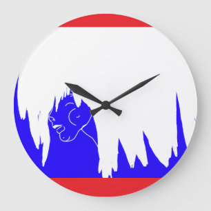 Female Cloud Spirit Large Clock