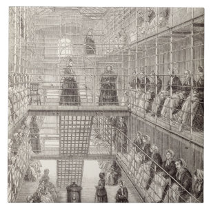 Female Convicts at Work during the Silent Hour in Ceramic Tile