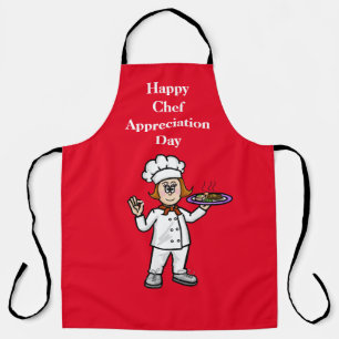 Female Cook Chef Appreciation Day Apron
