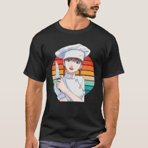 Female Cook Culinary Kitchen Chef Girl Cooking Gou T-Shirt