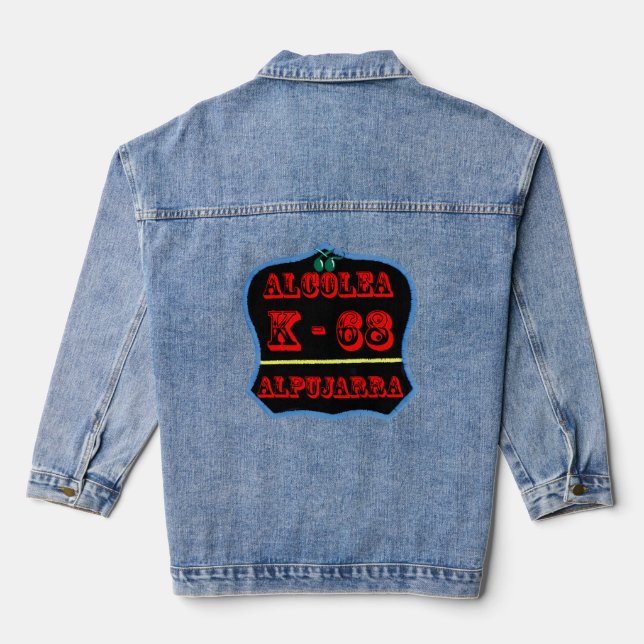 Female cowboy denim jacket (Back)